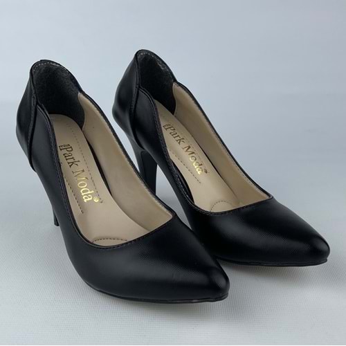 Siyah Prada 9 Cm Stiletto Kadın Topuklu Ayakkabı